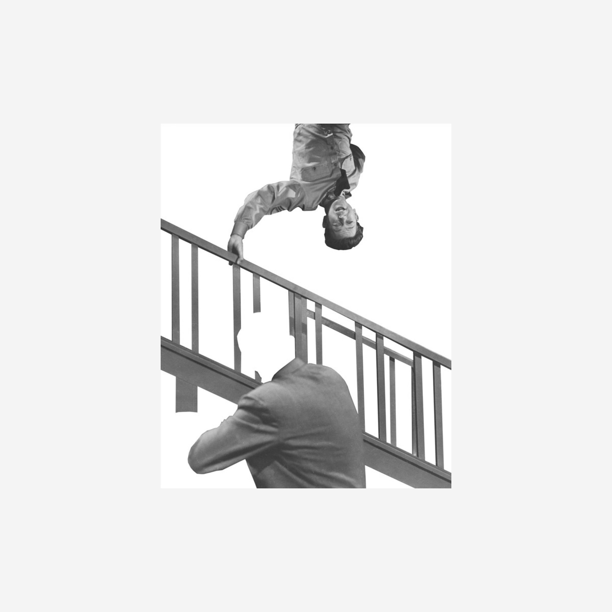 Stairway, Coat and Person